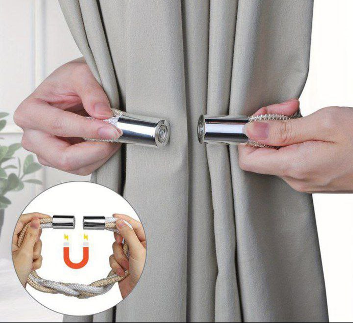 Avvrel Lot de 2 embrasses magnétiques pour rideaux