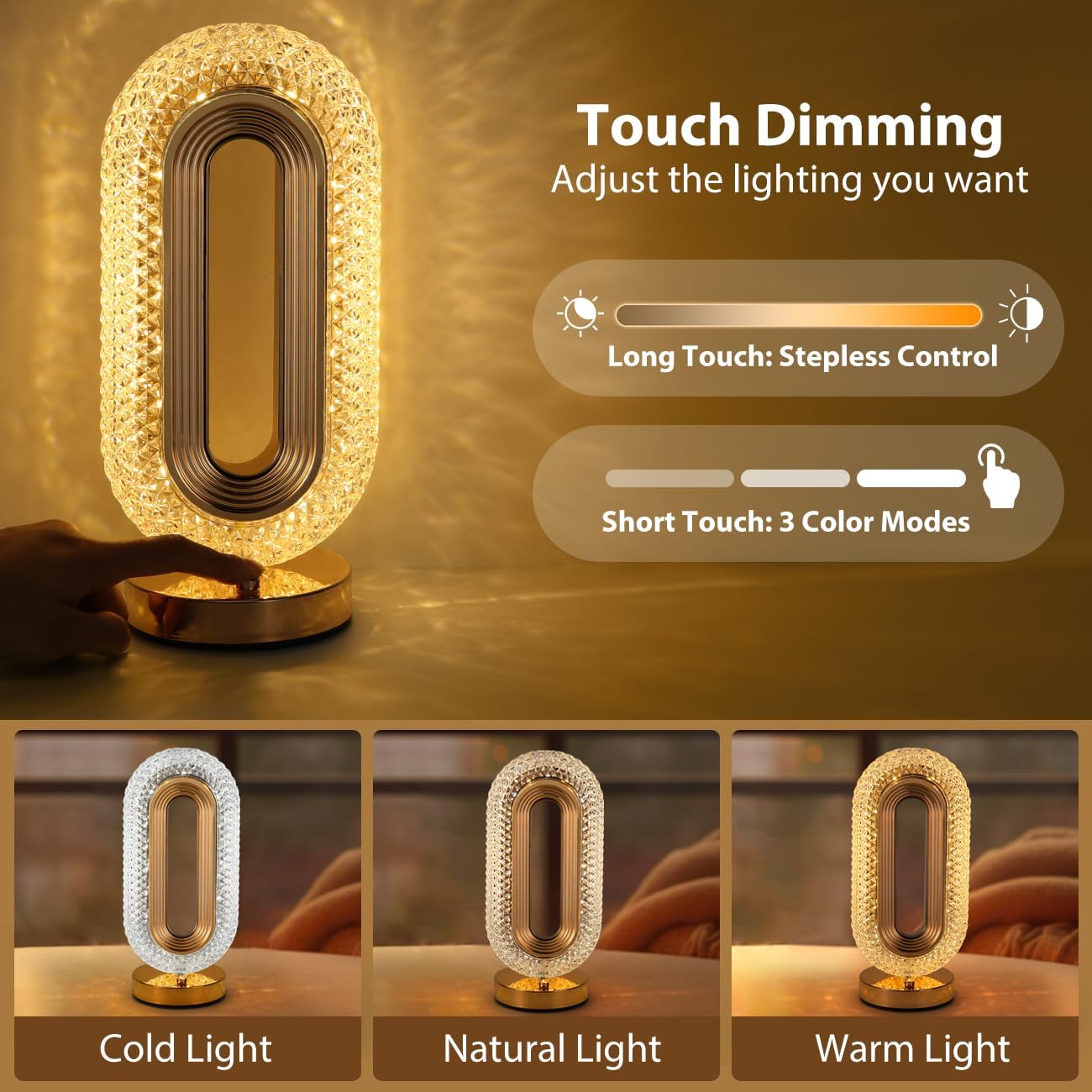 Lampe De Bureau En Cristal